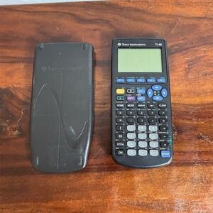 Texas Instruments TI-89 Graphing Calculator Black Gray w/ Slide Cover Case